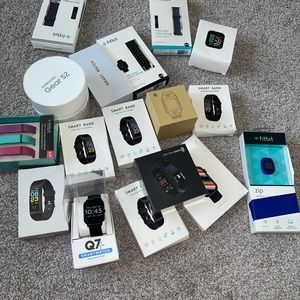 Lot of smart watches